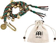 Meinl Percussion Ajuch Brass Bells Jingle Tambourine Sound Effect for Cymbals — Hand Tied Rope — Includes Canvas Bag, 2-Year Warranty (MABS)