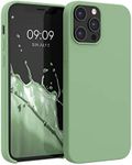 kwmobile Case Compatible with Apple iPhone 12 Pro Max Case - TPU Silicone Phone Cover with Soft Finish - Pottery Green