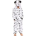 A2Z 4 Kids Animal Onesie for Kids Girls Boys Super Soft Costume Onesie - E.S Dalmatian 9-10