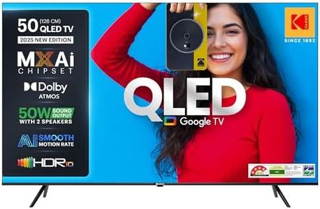 Kodak 126 cm (50 inches) Matrix 2025 Edition Ultra HD (4K) QLED Android Google TV 50ST5015 (Black)