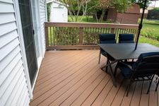 #1 Deck Wood Deck Paint and Sealer - Advanced Solid Color Deck Stain for Decks, Fences, Siding - 1 Gallon (Dark Walnut)