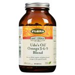 Flora Health Udo's Oil Omega 3+6+9 Blend 1000 mg, Made with Organic Flax, Sesame & Sunflower Seed Oils, Plant-Based Vegan Omega Fatty Acids, Based on Ideal 2:1:1 Ratio, 180 Softgel Vegetarian Capsules