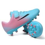 RDYLBU Kids Soccer Cleats Boys Girls Football Cleats for Big Boys Outdoor Indoor Soccer Shoes Tacos de Futbol para Hombre Training Youth Baseball Cleats Professional Turf Athletic Football Boots