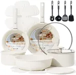 CAROTE 19pcs Pots and Pans Set Non 