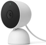 Google Nest Cam (Indoor with Cable) Surveillance Camera for Home - Intelligent Security Camera, Snow, GJQ9T, Snow, 1 Piece (Pack of 1)