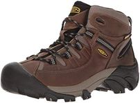 KEEN Men's Targhee 2 Mid Height Waterproof Hiking Boots, Shitake/Brindle, 9.5 Wide