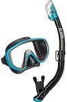 Tusa Serene Adult Mask & Snorkel Set - Colour Choice (Black/Ocean Green)