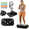 LifePro Rumblex 4D Vibration Plate Exercise Machine Triple Motor Oscillation, Linear, Pulsation + 3D/4D Vibration Platform Whole Body Vibration Machine for Home, Weight Loss & Shaping. (Black)