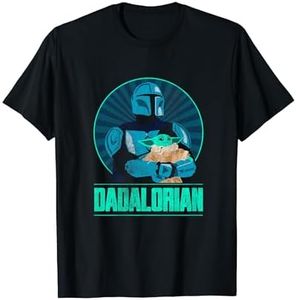 Star Wars The Mandalorian Father's Day Dadalorian Retro T-Shirt