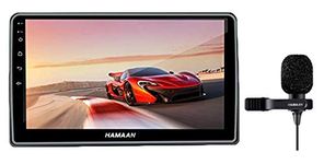 Hamaan Suzuki Ritz 9" Full HD Double Din Player Android 10 Bluetooth Car Stereo MP5 Multimedia Player with 2GB RAM/ 16GB ROM/Bluetooth/USB/Mirror Link - Supports iOS/Android