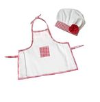 Fancy Agents Baby chef & Craft Kids Birthday Photoshoot Dress props MasterChef, 6-12 Month(Check & White)(soft polyester plush fabric) (Check Baby)