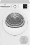 Beko BM3T3822W 8kg Heat Pump Tumble Dryer, White, A+ Energy Rating, Dimensions (cm) - Height: 84.6 / Width: 59.8 / Depth: 54.5