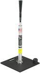 GTee GT2653 Batting Tee, 26"-53"/(66cm-135cm), 26"-53"/(66cm-135cm), Silver