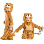 Spooktacular Creations Halloween Baby Lion Costume with Toy for Infants, Toddler Halloween Dress Up, Safari Themed Party