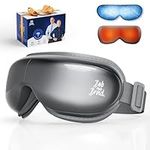 BOB AND BRAD EyeOasis 3 Eye Mask with heat and Cooling, Birthday Gifts,Heated Eye Machine with DIY Setting, Electric Eye Machine, BT Music Eye Relax Devices