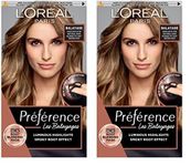 L’Oréal Paris Luminous Colour Balayage Kit, Highlights Shade 3 for Natural Dark Blonde to Light Brown Hair, Smoky Root Effect, Expert Applicator Included, Preference Techniques, 1 Application