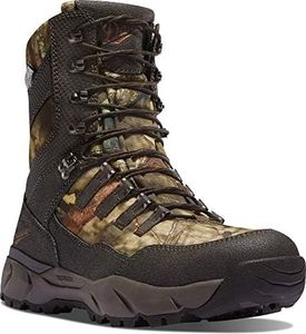 Danner Vital 8” Waterproof Hunting Boots for Men Insulated with 400g Thinsulate Ultra, Leather & Textile Upper, Comfort Footbed & Traction Outsole, Mossy Oak Break-Up Country - 10 D