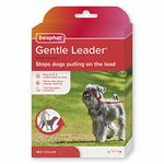 Beaphar | Gentle Leader | Head Collar for Small Dogs | Stops Pulling On The Lead | Training Aid with Immediate Effect| Endorsed by Behaviourists | Red x 1