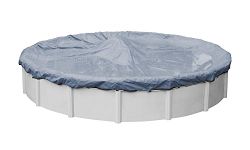 Robelle 3424-4 Premier Winter Pool Cover for Round Above Ground Swimming Pools, 24-ft. Round Pool