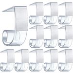 25 Pieces Table Skirting Clips SMC Model Tablecloth Clips for Table 1.5 - 2 Inch with Hook and Loop for Meeting Party Indoor Outdoor Events