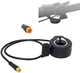 LiveOnce E-Bike Thumb Throttle 130X,Waterproof Accelerator,22.2mm/0.87in Handlebars，Left/Right Universal Bicycle Conversion Replacement Parts