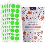 SIC 120 Pack Natural Mosquito Repellent Patches | Insect Repellent Mosquito Stickers | 24H Long-Lasting Mosquito Patches | Mosquito Bite Relief Patches for Mosquito, Midge & Insects Insect Repellent