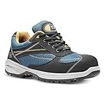 V12 Footwear Velocity, Lightweight Vegan Men's Safety Trainer, Size 10, Cobalt Blue