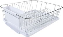 Sweet Home Collection 3-Piece Kitchen Sink Dish Drainer Set - Assorted Colors