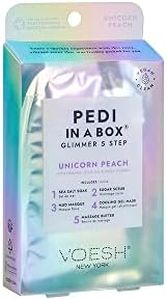Voesh New York Pedi In A Box Glimmer 5 Step Unicorn Peach