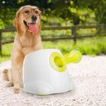 ALL FOR PAWS Automatic Dog Ball Launcher, Interactive Dog Tennis Ball Thrower For Large and X-Large Dogs,Rechargable Interactive Puppy Pet Fetch Toy, 3PCS 2.5" Tennis Balls Included