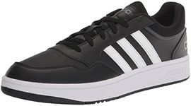 adidas Men's Hoops 3.0, Black/White/Grey, 13