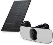 Arlo Pro 3 Floodlight Camera with Solar Panel Bundle | Outdoor | Wireless Security Camera with LED Floodlight, Color Night Vision, 2K Resolution with HDR | Battery gets Charged with Solar Panel, Black