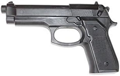 FUJIMAE - Pistolet en Caoutchouc Rigide Noire ou Jaune