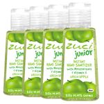 Zuci Junior Green Apple Scented Hand Sanitizer | For Instant Germ Protection | Alcohol Gel-Based | Travel-Friendly | For Kids - 30 ml Pack of 4