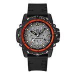 Luminox Commando Frogman XS.3301 Mens Watch 46mm - Military Dive Watch in Black/Grey Date Function 200m Water Resistant Sapphire Glass, Black, 46mm, Sports