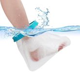 100% Waterproof Foot Cast Cover Wound Protector for Shower Bath, Watertight Cast Bag Covers for Broken Surgery Foot, Wound and Burns - Reusable [2024 New Upgrade]