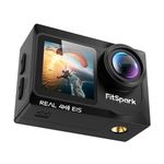 FitSpark Eagle i15 PRO MAX Real 4K30FPS Dual Touchscreen WiFi Action Camera | Reduced Heating | Smoothest EIS 2.0 Anti-Shake | Advanced Chipset-Sensor | 5th Anniversary Free Dock+Battery+ MIC Offer