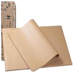 100 Pcs Unbleached Parchment Paper Baking Sheets, 16x24 Inch Baking Paper, Precut Non-Stick Parchment Sheets for Baking, Cooking, Grilling, Air Fryer and Steaming, Precut Silicone Baking Paper