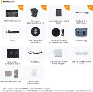 Revopoint MIRACO Pro 3D Scanner – High-Precision Handheld Device