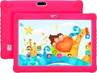 Kids Tablet 10.1 inch Display, Kids Mode Pre-Installed, with WiFi, Bluetooth and Games, 16GB SD Card, Stylus Pen, Quad Core Processor, 1280x800 IPS HD Display (Pink) (Pink)