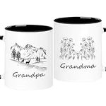 ERYUWOZA Grandparents Coffee Mugs S