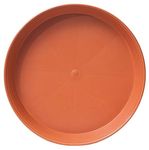 Muddy Hands Heavy Duty Terracotta Round Plastic Plant Pot Saucer Planter Water Drip Tray Base Plate (1, 50cm)