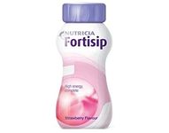 24x Fortisip Strawberry High Energy Milkshake Supplement 200ml Bottle