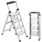 XinSunho 4 Step Ladder, Retractable
