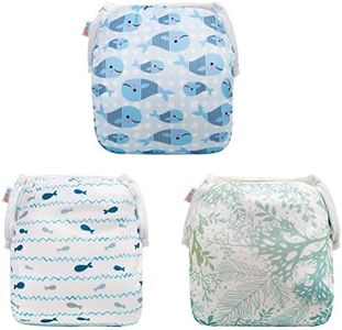 ALVABABY Swim Diapers 3pcs Reusable & Adjustable Baby Shower Gifts 0-2 Years Baby Boy Girl 3SWY02