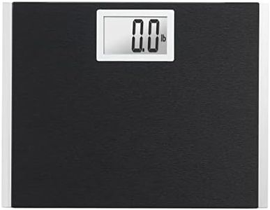 EatSmart Precision Plus Scale for Body Weight, Wide Platform for added comfort. Extra heavy 440 LB capacity