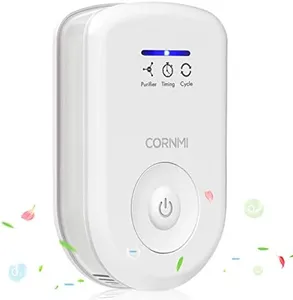 Air Purifiers Plug In for Home, Mini Odor Eliminator丨Ozone Negative Ion Dual Function丨Ionizer to Remove Smoke Pet Smell, Portable Deodorizer Freshener Cleaner for House Bedroom Bathroom Kitchen