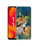 Casotec Radha Kishan Love Design Printed Silicon Soft TPU Back Case Cover for Lava Blaze Pro 4G