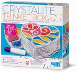 4M 404768 Little Craft Crystalite Trinket Box, Multi Colour