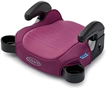 Graco TurboBooster 2.0 Backless Booster Car Seat, Trisha, Easy to Clean with Halfway Cup Holders